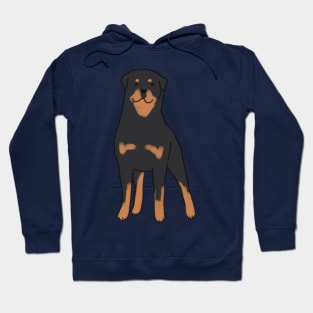 rottweiler dog illustration Hoodie